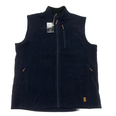 Smartwool Vest Mens XL Navy Blue Heather NWT Wool Nylon Full Zip Fleece Hiking - Image 1 of 4