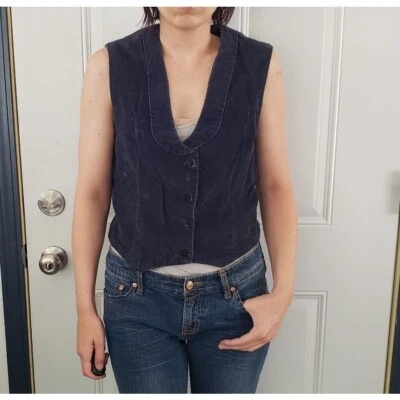 Chaleco Pana Azul Años 70 Foto 1 de 4