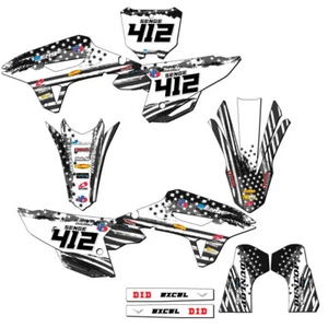 Kit de gráficos CRF 250 RX MERICA 2022-2024 gris Senge compatible con Honda - Imagen 1 de 10