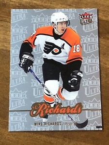 2007-08 Fleer Ultra ICE Medallion Mike Richards #50 054/100