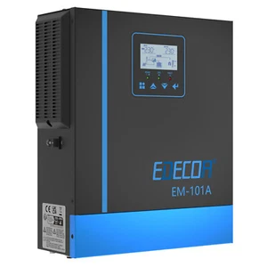 EDECOA Inverter Ibrido MPPT 12V 1000W 220V 20-150V 40A Solar Inverter RV Camper - Photo 1/12