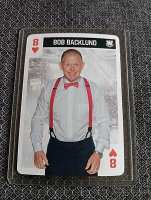 Bob Backlund Card 2018 WWE Legends Playing Card  WWF  Wrestling Card Rare - Image 1 of 2