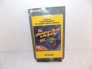 BRAND NEW SEALED The Hitchhikers Guide to the Galaxy Hint Booklet INFOCOM 1984 - Afbeelding 1 van 1