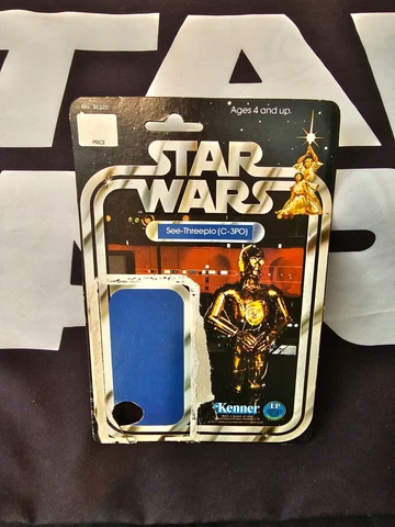 1977 C-3PO See-Threepio 12 Back STAR WARS Kenner Vintage Card Back #2 Cover