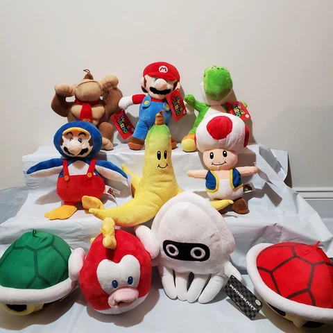 New Super Mario Yoshi DK Banana Peel Boo Plush Doll Stuffed Animal Toy 10" Cover