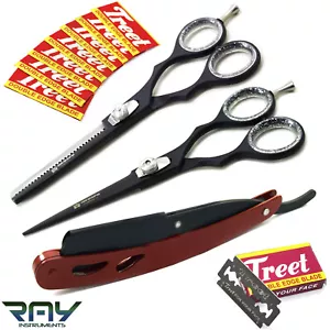 Kit de corte de pelo Beauty Barber adelgazamiento tijera peluquero tijeras de afeitar peluquería - Imagen 1 de 4