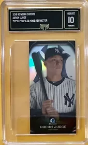 2015 BOWMAN CHROME - PROFILES - MINI REF #PP21 - AARON JUDGE - ROOKIE - GMA 10 - Picture 1 of 1