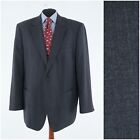 Mens Dark Grey Sport Coat 52R US Size BIG FASHION Wool Blazer Jacket
