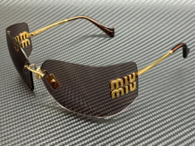 Gafas de sol para mujer MIU MIU MU 54YS 5AK06I dorado púrpura marrón 80 mm Foto 1 de 4