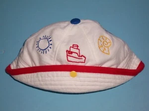 Gymboree VTG girls "UNKNOWN LINE" ONE SIZE...HAT...RAINBOW TAG...PRE 1998 - Picture 1 of 3