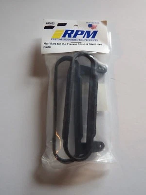 RPM - BLACK NERF BARS for the Traxxas SLASH & SLASH 4x4 - Model # 80622 - Image 1 of 2