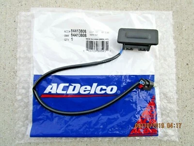GM GMC CHEVY ACDELCO 84413808 TRUNK LID OPENER LIFTGATE RELEASE SWITCH OEM NEW - Image 1 of 2