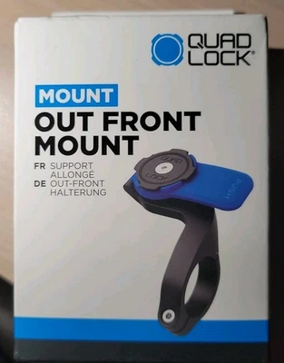 全新! 正品 四锁 前置自行车 手机支架 适用于 iPhone、三星、Pixel — 第 1/4 张图片