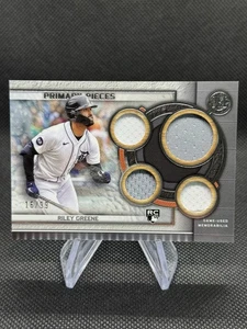 2023 Museum Collection Primary Pieces Quad Relics #SPPPQR-RG Riley Greene 16/99 - Picture 1 of 3