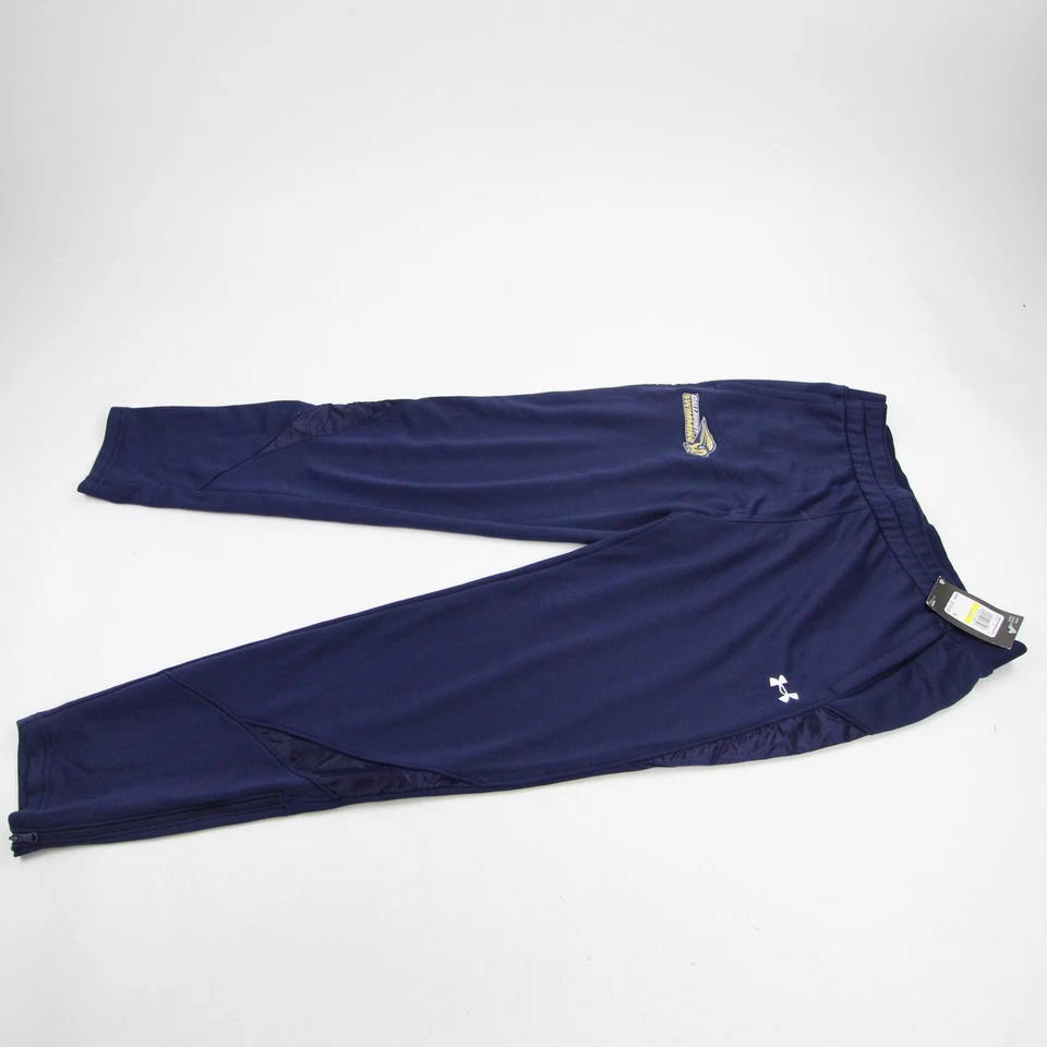 Calça atlética feminina Gallaudat Bison Under Armour azul marinho nova - Imagem 1 de 1