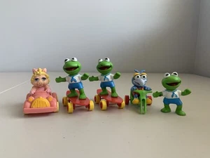 McDonald’s Happy Meal Muppet Babies Lot If 5 Toys Kermit Honda Miss Piggy Toys - Picture 1 of 7