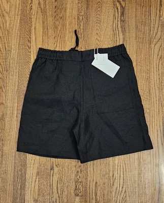 ZARA Women’s 100% Linen Black Shorts – Size S - Image 1 of 4