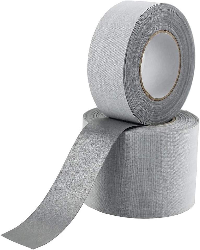 Safety Silver Reflective Fabric Tape DIY for Clothing Sew-On 25Mm X 10M - Image 1 of 4