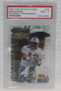 Collector's Edge Extreme Forerunners 1997 Dan Marino #19 PSA como nuevo 9 Pop 4/1500 - Imagen 1 de 2