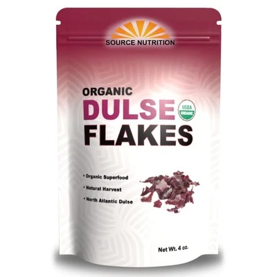 Organic Dulse Flakes - Sun Dried, Wild Crafted, North Atlantic Dulse - - Image 1 of 4