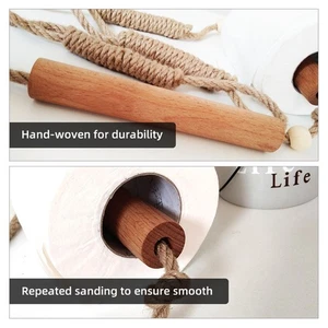 Toilet Paper Holder Without Drilling Toilet Roll Holder Industrial Style XIJS - Picture 1 of 6