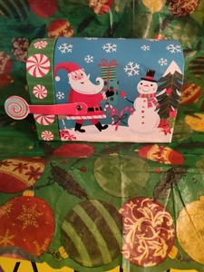 Christmas Openable Mailbox Santa Claus Snowman Gift Box Cardboard  Small Used - Picture 1 of 5