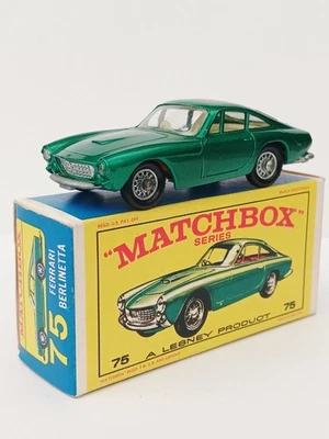 Matchbox Series Lesney No75 Ferrari Berlinetta Green, STUNNING CONDITION  - Image 1 of 4