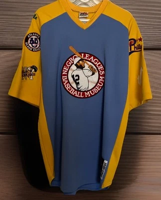 Museo de Béisbol de la Liga Negra, 1920-1960, tocado talla L camiseta con parches de equipo Foto 1 de 4