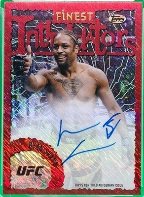 2024 Topps Finest UFC Intimidators Auto #IA-RSN Ryan Spann  - Image 1 of 4