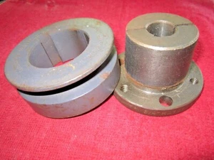 3 1/4" BROWNING 1TA30, 1/2" V-BELT PULLEY & BROWNING P1 3/4 SPLIT TAPER BUSHING - Picture 1 of 12