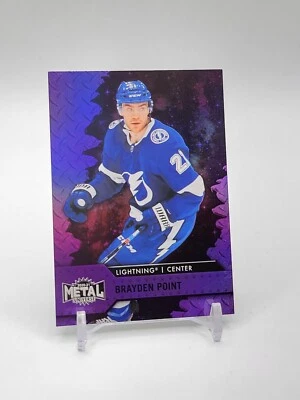 Brayden Point /199 PURPLE SPECTRUM 2020-21 Metal Universe #64 Lightning (SP) - Image 1 of 2