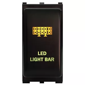 BARRA DE LUZ LED 107 Interruptor pulsador 12V 3A encendido/apagado se adapta a Nissan Pathfinder Frontier - Imagen 1 de 2