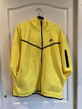Nike Sportswear Tech Fleece Hooded ZipUp Jacket Yellow Men’s XXL CU4489-765 NWT