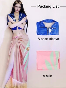 Anime Character Nico Robin Cosplay Costume Outfit Sexy Uniform Dresses - Picture 1 of 8