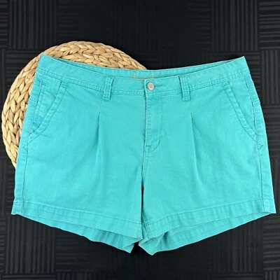 American Rag Cie Womens Size 16 Turquoise Denim Stretch Jean Short - Image 1 of 4