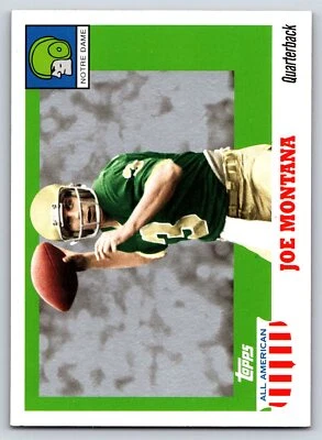 Joe Montana Notre Dame Fighting Irish 2005 Topps All American #8 23570 - Image 1 of 2