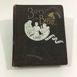 1901 Boys of the Bible Thomas W Handford Illustrated Saalfield Publishing Werner - Picture 1 of 12