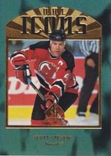 1997-98 SP Authentic Hockey NHL Icons Embossed #I35 Scott Stevens NJ Devils