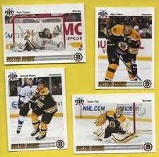 2009-10 Russian Bear Retro Boston Bruins Team Set (4)