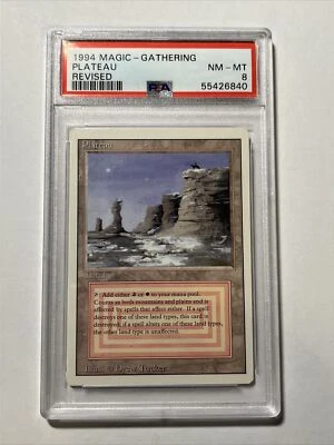 Plateau - 1994 Revised Magic: The Gathering MtG vintage - NM-MT PSA 8 - Image 1 of 2