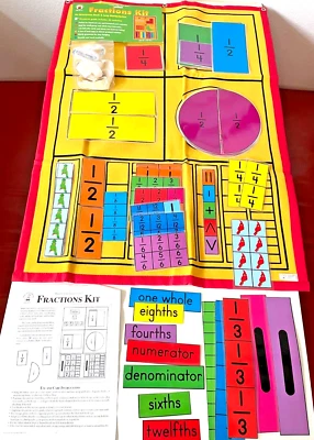 Fractions Fabric Chart Kit Carson Dellosa - Image 1 of 4