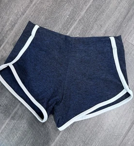 Pantalones Cortos Retro Elisabetta Rogiani - Acento Supplex en Mantequilla Azul Marino Talla Mediana - Imagen 1 de 3