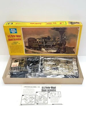 Vintagr MRC-Nitto H.K. Porter-Mogul Stream Locomotive Kit 1:50 Unassembled READ! - Image 1 of 4