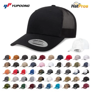 Yp Classics Retro Trucker Hat 6606 Gorra en blanco Snapback Hat Yupoong 6 paneles - Imagen 1 de 108