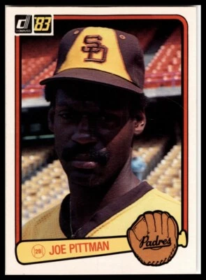 1983 Donruss #247 Joe Pittman - Image 1 of 2
