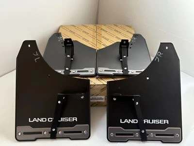 Land Cruiser Mudflaps Bluck TOYOTA Genuine GDJ250 TRJ250 08389-60100 Front Rear - Image 1 of 4