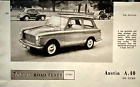 AUSTIN A40 (Farina) - 1958 - Der Auto Straßentest + Einführungsartikel + Anzeige + mehr