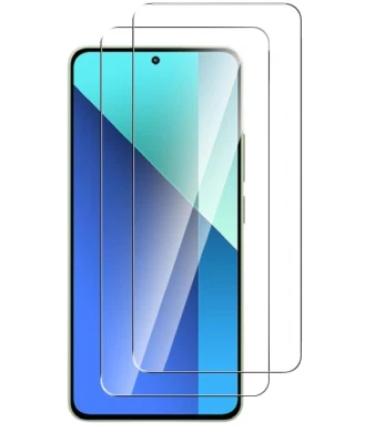 CRACKISN 2x Xiaomi Redmi Note 13 Panzer Schutz Glas Echt Hart 9H Displayschutz Glas