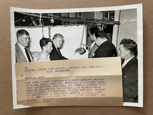 NEWS FOTO 1937 New York Dunkert Munson Kings County Hospital Bedside COURT #62 - Foto 1 di 5