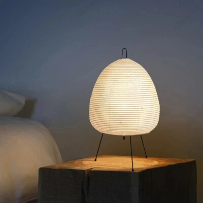 Paper Lamp for Bedside or Desk Noguchi Style Rice Paper Lamp Japanese Lantern - image 1 of 4